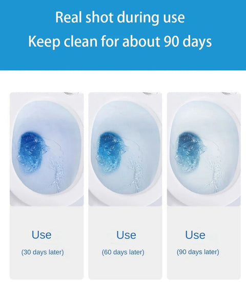 Boîte Magique de Nettoyage Toilette - 60 Bulles Blocs 💧