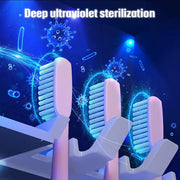 Distributeur Automatique de Dentifrice & Porte-Brosse à Dents UV – Hygiène Intelligente 2-en-1